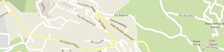 Mappa della impresa hotel toscana a ARCIDOSSO