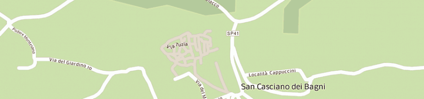 Mappa della impresa ristorante biancolini a SAN CASCIANO DEI BAGNI