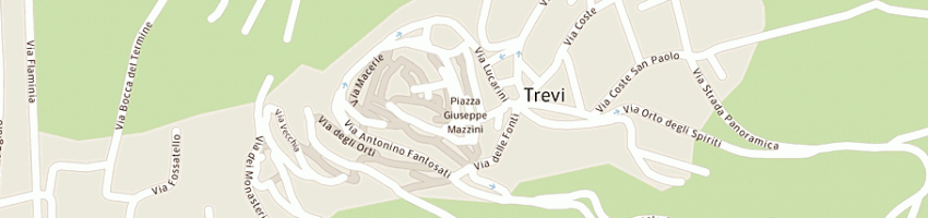 Mappa della impresa poste italiane spa a TREVI