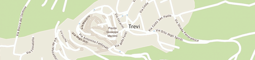 Mappa della impresa taverna del teatro di coraggi fabrizio a TREVI