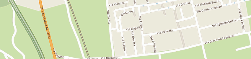 Mappa della impresa pizza margherita di vallese cinzia a MARTINSICURO