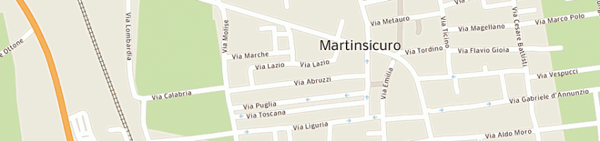 Mappa della impresa casa del tortellino di marcelli moreno e marina snc a MARTINSICURO
