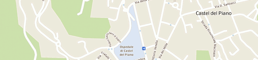 Mappa della impresa agenzia immobiliare frosoni di frosoni alessandro a CASTEL DEL PIANO