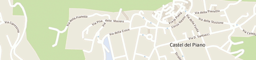 Mappa della impresa pizzeria il girasole di goretti luana a CASTEL DEL PIANO