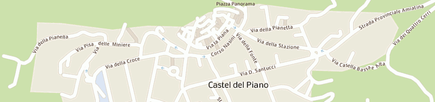 Mappa della impresa rossi stefano a CASTEL DEL PIANO