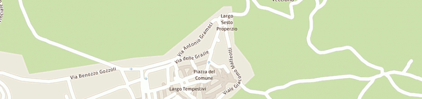Mappa della impresa tessuti di montefalco uno srl a MONTEFALCO