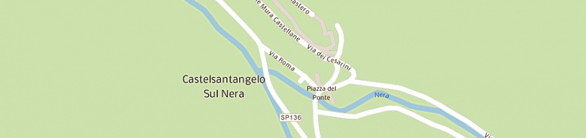 Mappa della impresa pierangeli omero a CASTELSANTANGELO SUL NERA