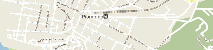 Mappa della impresa corniceria la bottega delle cornici di corsini antonio a PIOMBINO
