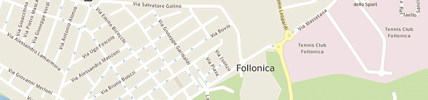 Mappa della impresa centro servizi kronos snc di paini e totti a FOLLONICA