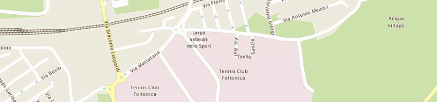 Mappa della impresa tennis club follonica a FOLLONICA