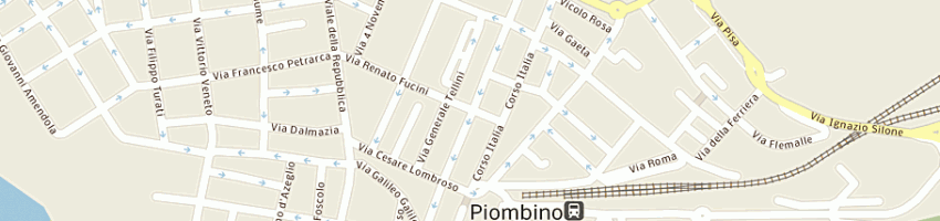 Mappa della impresa vanita' a PIOMBINO