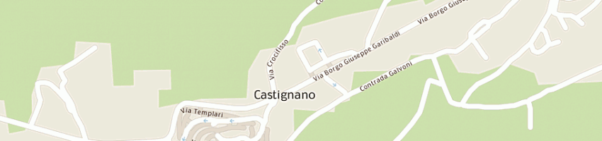 Mappa della impresa municipio di castignano a CASTIGNANO