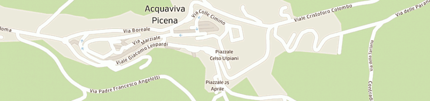 Mappa della impresa ristorante pizzeria majestic a ACQUAVIVA PICENA