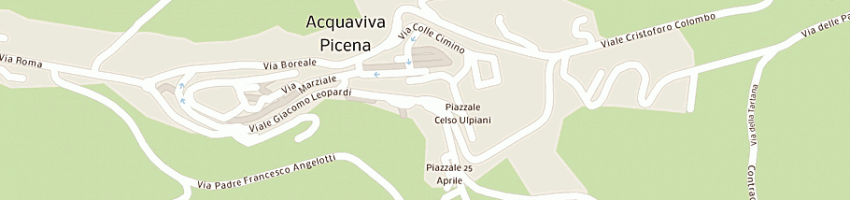 Mappa della impresa pizzeria bar il crepuscolo a ACQUAVIVA PICENA