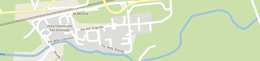 Mappa della impresa macklaine srl a GAVORRANO