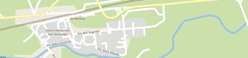 Mappa della impresa la nuova tirreno a GAVORRANO