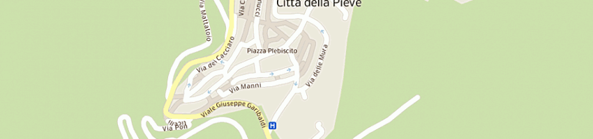 Mappa della impresa conti marcello a CITTA DELLA PIEVE