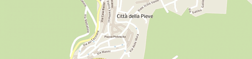 Mappa della impresa il cantuccio a CITTA DELLA PIEVE