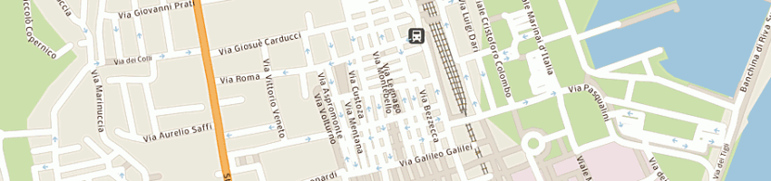 Mappa della impresa pizzeria dal rosso di muscella antonio a SAN BENEDETTO DEL TRONTO