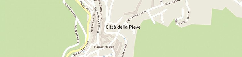 Mappa della impresa lavanderia verdacchi rita a CITTA DELLA PIEVE