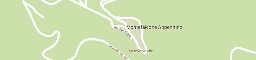 Mappa della impresa farmacia comunale di montefalcone appennino srl a MONTEFALCONE APPENNINO