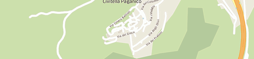 Mappa della impresa circolo arci a CIVITELLA PAGANICO