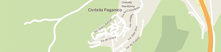 Mappa della impresa bernardini alberto a CIVITELLA PAGANICO