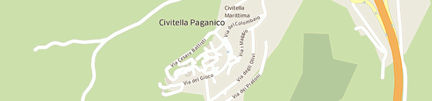 Mappa della impresa spargi etrusco a CIVITELLA PAGANICO