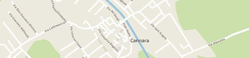 Mappa della impresa preziotti gaetano a CANNARA