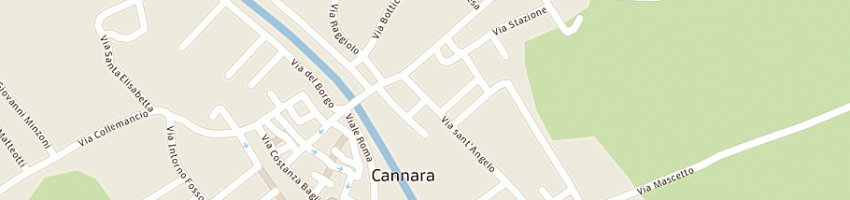 Mappa della impresa petrini gaetano a CANNARA