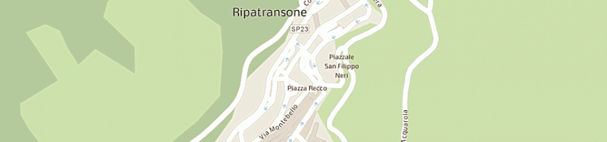 Mappa della impresa ristorante barone rosso di mignini t e m snc a RIPATRANSONE