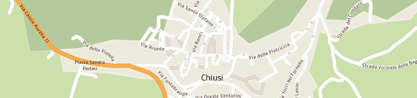 Mappa della impresa auser a CHIUSI
