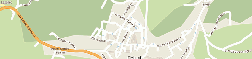 Mappa della impresa comune di chiusi a CHIUSI