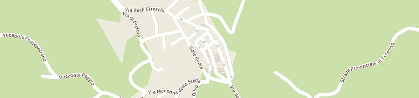 Mappa della impresa parrucchiera la maison d'art di pennino giusepp a PACIANO