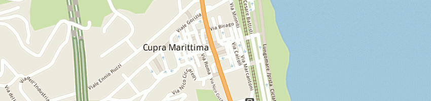 Mappa della impresa municipio a CUPRA MARITTIMA