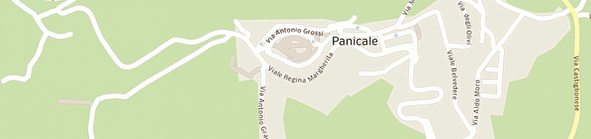 Mappa della impresa albergo ristorante le grotte di boldrino di laura nicchiarelli a PANICALE