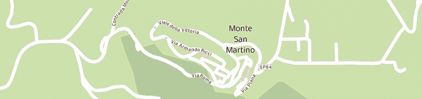 Mappa della impresa molino carassai roberto eredi a MONTE SAN MARTINO
