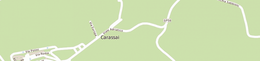 Mappa della impresa panificio carassanese di carlini e fioroni sdf a CARASSAI