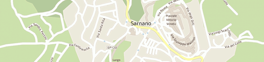 Mappa della impresa pizzeria birrozzi bar il borgo a SARNANO