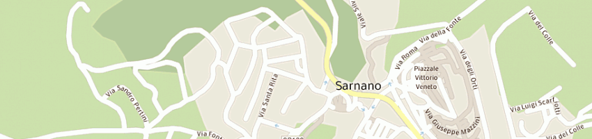 Mappa della impresa tipografia grafica sarnanese monteverde luciano a SARNANO