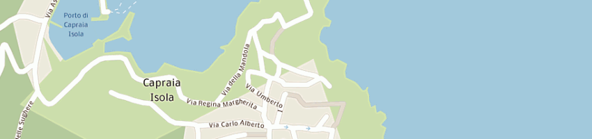 Mappa della impresa la vela residences srl a CAPRAIA ISOLA