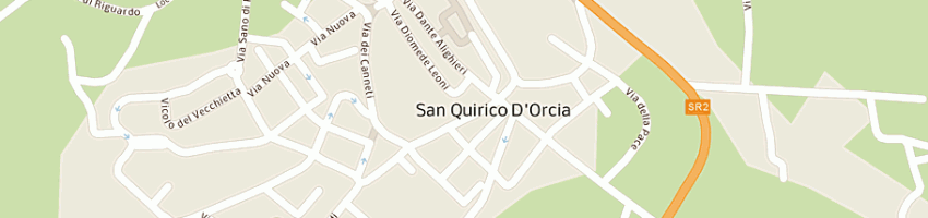 Mappa della impresa capaccioli enzo a SAN QUIRICO D ORCIA