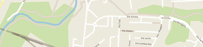 Mappa della impresa baby parking il mondo della fantasia di toppetti simona a BASTIA UMBRA