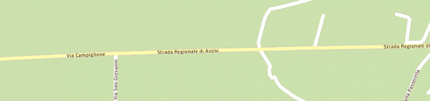 Mappa della impresa camere le quercie salucci a ASSISI