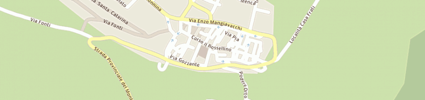 Mappa della impresa carabinieri a PIENZA