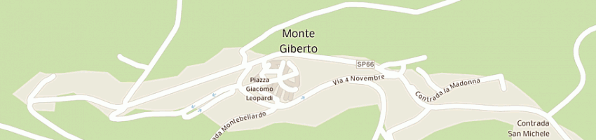 Mappa della impresa santini lorenzana a MONTE GIBERTO