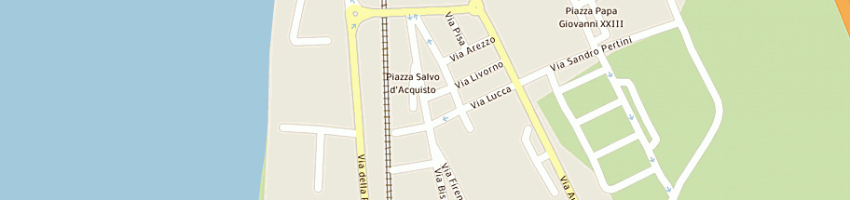 Mappa della impresa centro salus snc di nudi carlo vallesi gianluca e c a SAN VINCENZO