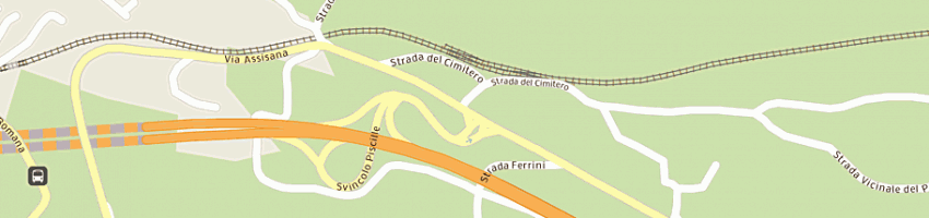 Mappa della impresa trasimeno bitumi srl a PERUGIA