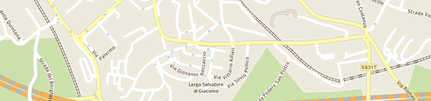 Mappa della impresa parrucchiera gabriella a PERUGIA
