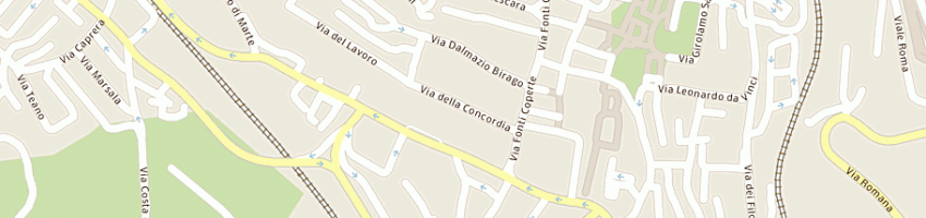 Mappa della impresa pizzeria gi bi a PERUGIA